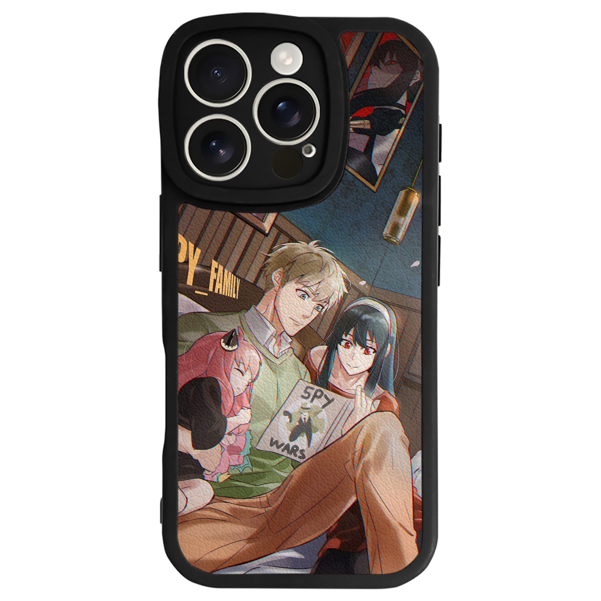 （画像用） SPY×FAMILY间谍家家酒 【iPhone 16シリーズ対応】シリコンスマホケース（レザー調） 材質：シリコン